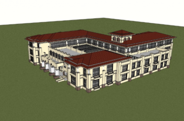 Multi-Story European Classical Kindergarten Model | Educational Architecture in SketchUp-BIM WORLD