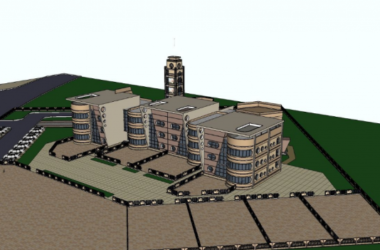Modern Multi-Story Kindergarten School Design | Educational Architecture in SketchUp-BIM WORLD