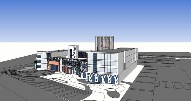 Modern Multi-Story Kindergarten Design | Educational Architecture in SketchUp