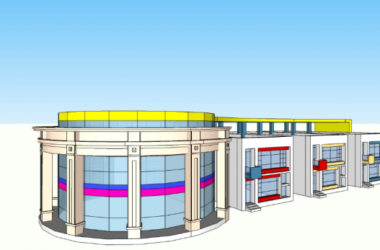 Modern Multi-Story Kindergarten Design | Educational Architecture in SketchUp-BIM WORLD