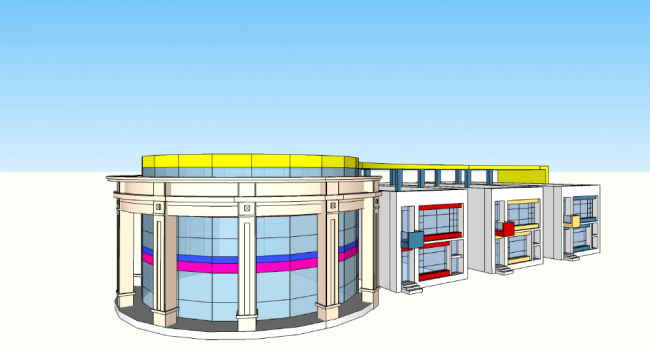Modern Multi-Story Kindergarten Design | Educational Architecture in SketchUp