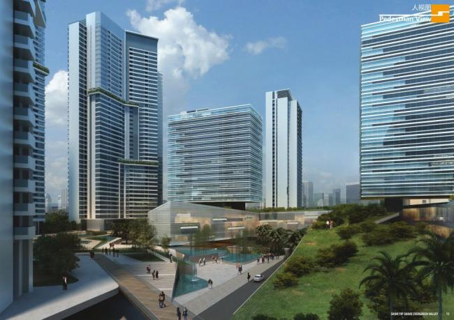 Modern High-Rise Residential Community Model in SketchUp