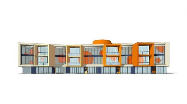 Modern Multi-Story Kindergarten Design | Educational Architecture in SketchUp