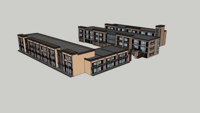 Modern Multi-Story Kindergarten Design | Educational Architecture with SketchUp