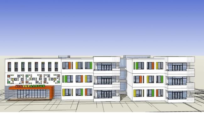 Modern Multi-Story Kindergarten Design | Educational Architecture by SketchUp School