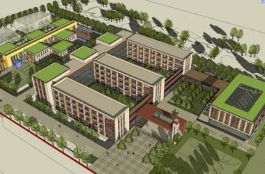 Modern Multi-Story Elementary and Kindergarten School Model in SketchUp-BIM WORLD