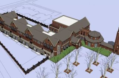 Multi-Story Kindergarten School Model in British Classical Style | SketchUp Educational Architecture-BIM WORLD