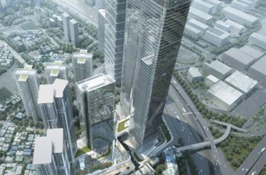 Modern High-Rise Residential Building with Ground-Floor Commercial Space | SketchUp Model-BIM WORLD