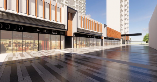 SketchUp Business Model: Modern Multi-Story Commercial Sales Office Design