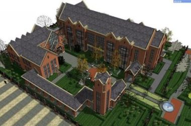 Multi-Story Kindergarten Design | British Classical Style Educational Architecture in SketchUp-BIM WORLD