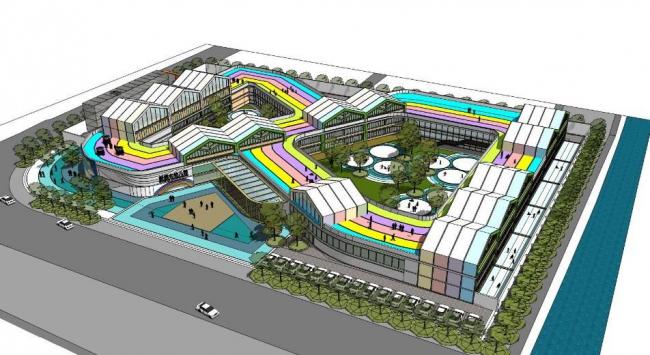 Modern Multi-Story Kindergarten School Model | Educational Architecture in SketchUp
