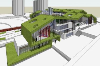 Modern Multi-Story Kindergarten School Model | Educational Architecture in SketchUp-BIM WORLD