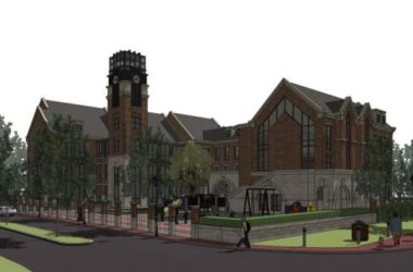 Multi-Story Kindergarten School Model in British Classical Style | SketchUp Educational Architecture-BIM WORLD