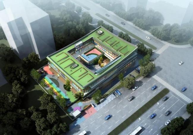 Modern Multi-Story Kindergarten Design | Educational Architecture in SketchUp