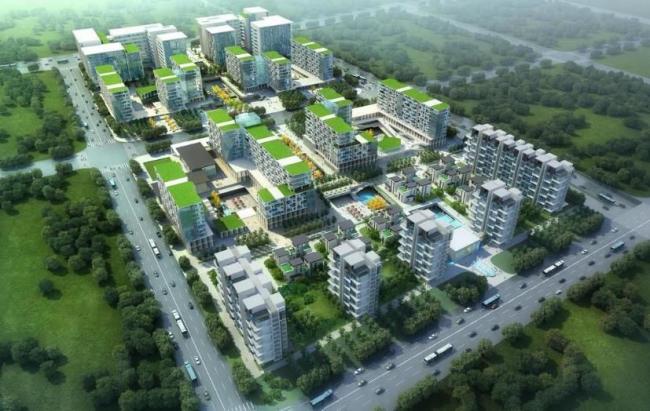 Modern Multi-Story Residential Architecture: Shanghai Hongqiao Vanke Apartment Model in SketchUp