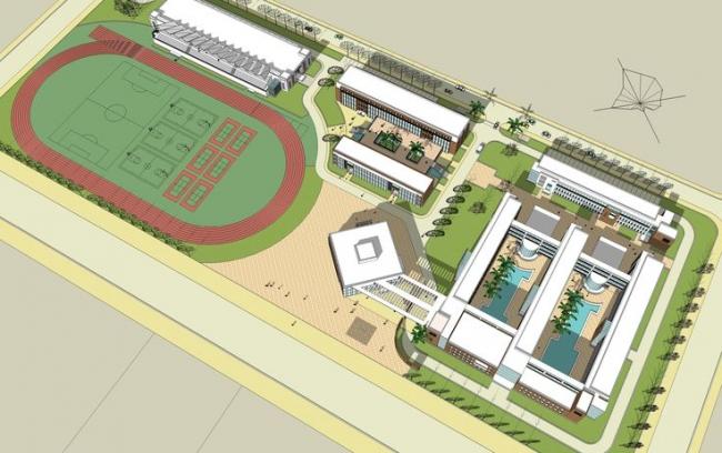 Modern Multi-Story School Design | Educational Architecture in SketchUp