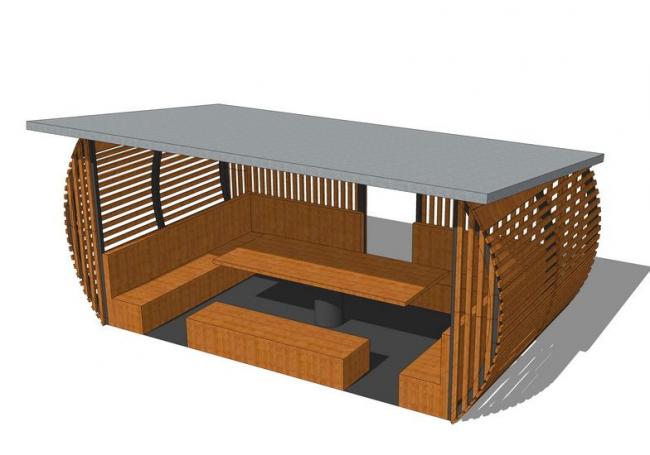 SketchUp Material Models: Modern Gallery and Component Materials