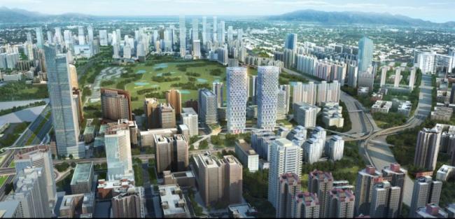 SketchUp Model: Modern High-Rise Commercial and Office Complex