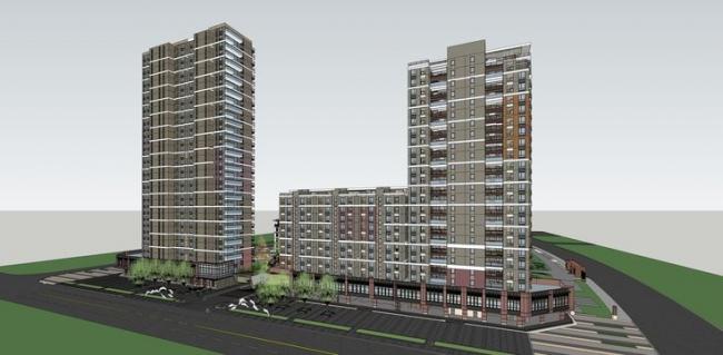 Vanke Puyue Bay: Modern High-Rise Residential SketchUp Model