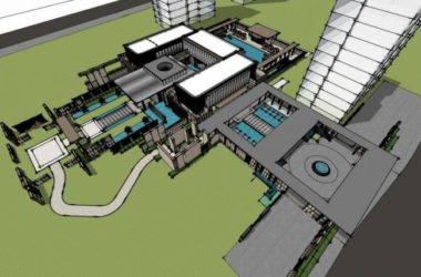 Modern Multi-Story Office Building Model in SketchUp-BIM WORLD