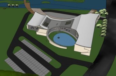SketchUp Business Model: Modern Multi-Story Commercial Sales Office Design-BIM WORLD