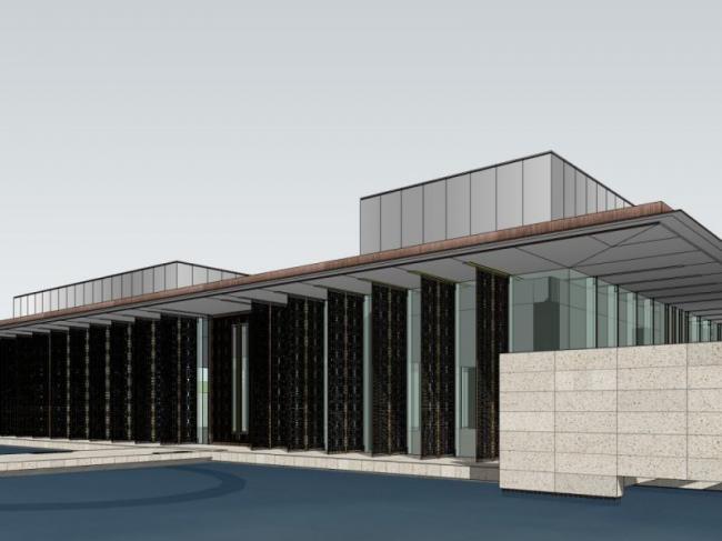 SketchUp Business Model: Modern Commercial Sales Office Design