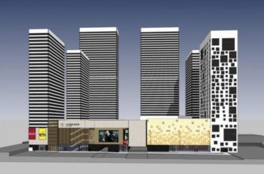 SketchUp Business Model: Multi-Story Commercial and High-Rise Office Design at Qingdao Wanda Plaza-BIM WORLD