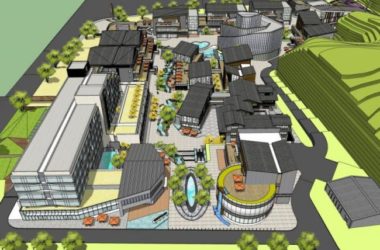 SketchUp Business Model: Multi-Story Commercial Street in Modern Chinese Style-BIM WORLD