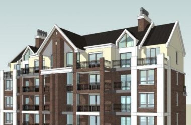 Residential Architecture in SketchUp: Small and High-Rise Buildings in European and Neoclassical Styles-BIM WORLD