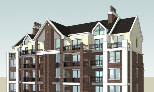 Residential Architecture in SketchUp: Small and High-Rise Buildings in European and Neoclassical Styles