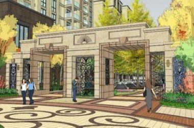SketchUp Landscape Design | Classical Residential Entrance Model-BIM WORLD