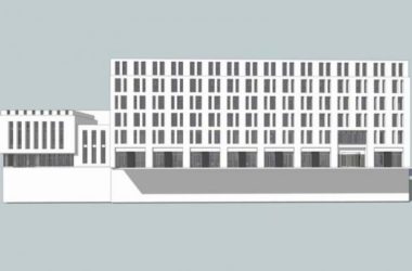 Modern Multi-Story Office Building Model in SketchUp-BIM WORLD