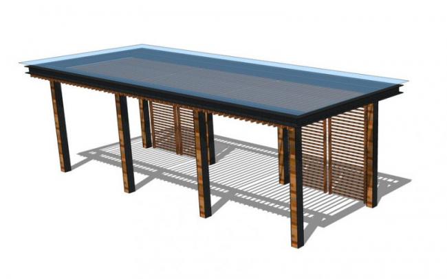 SketchUp Materials and Components | Modern Gallery Showcase