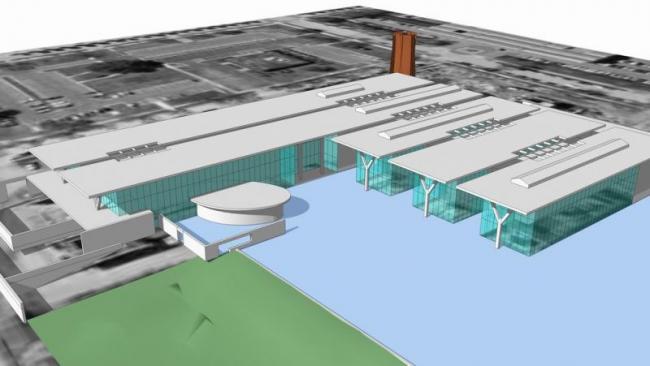 SketchUp Cultural Model: Forvos Museum of Modern Art – Multi-Story Modern Architecture