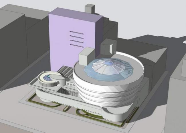SketchUp Cultural Model: Multi-Story Exhibition Hall Inspired by Wright’s Guggenheim Museum in Modern Architectural Style
