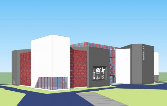 SketchUp Cultural Model: Multi-Story Silk Road Museum and Exhibition Center in Traditional Chinese Style