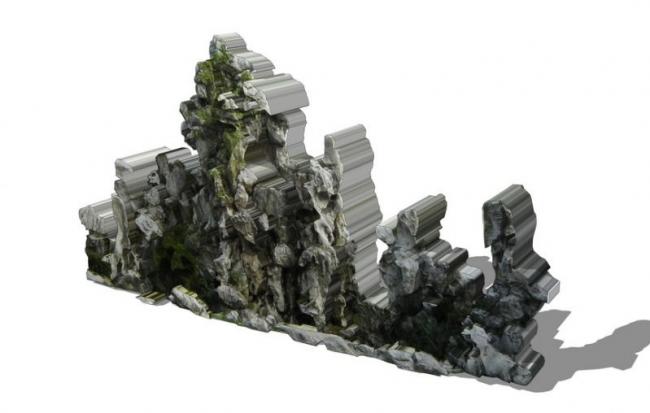 SketchUp Material Model: Taihu Lake Rockery Landscape Components