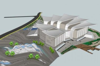 Modern Multi-Story Cultural Exhibition Hall and Museum in SketchUp-BIM WORLD