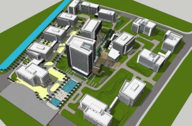 Modern Multi-Story High-Rise Office Complex | Creative Enterprise Park in SketchUp-BIM WORLD