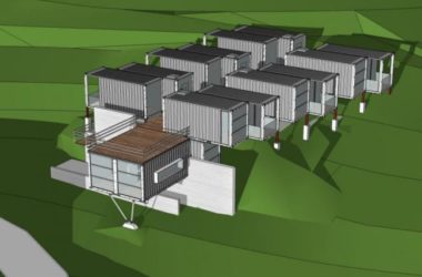 SketchUp Business Model: Modern Container Designs for Commercial Entertainment and Leisure Facilities-BIM WORLD