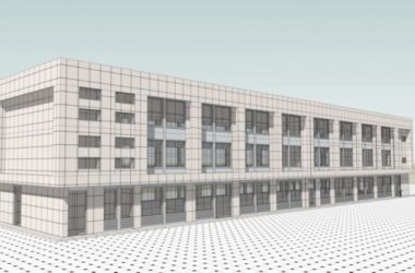 Sketchu Industrial Building Featuring a Modern Multi-Story Cafeteria-BIM WORLD