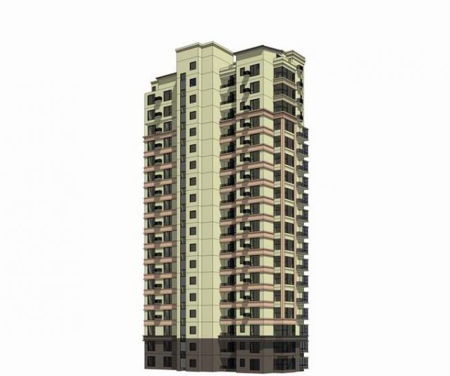 SketchUp Residential Models: High-Rise Neoclassical Apartment Buildings