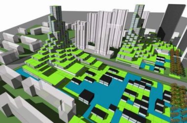 SketchUp Office Model: Conceptual Design for a Modern High-Rise Business Center-BIM WORLD