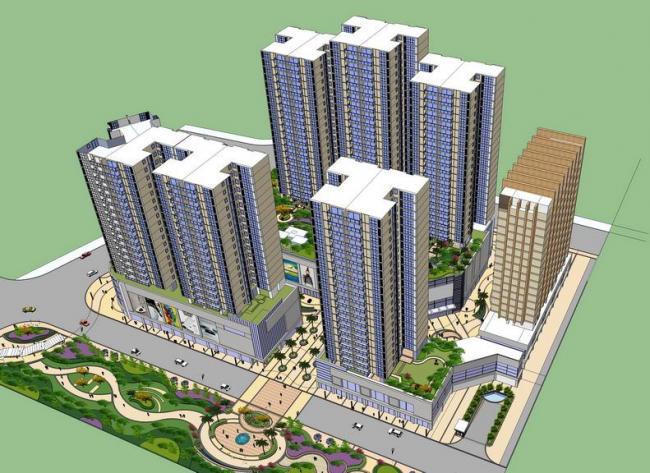 SketchUp Landscape Models: Modern Residential Communities and Roof Gardens