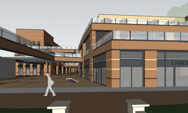 SketchUp Business Model: Vanke Commercial Complex – Modern Multi-Story Design