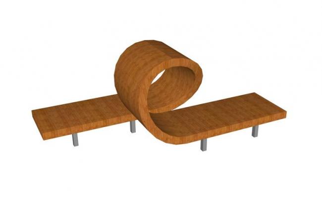 SketchUp Materials for Outdoor Park and Public Seating | Landscape Components