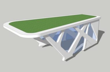 SketchUp Material Models: Subway and Underground Passage Entrance Components-BIM WORLD