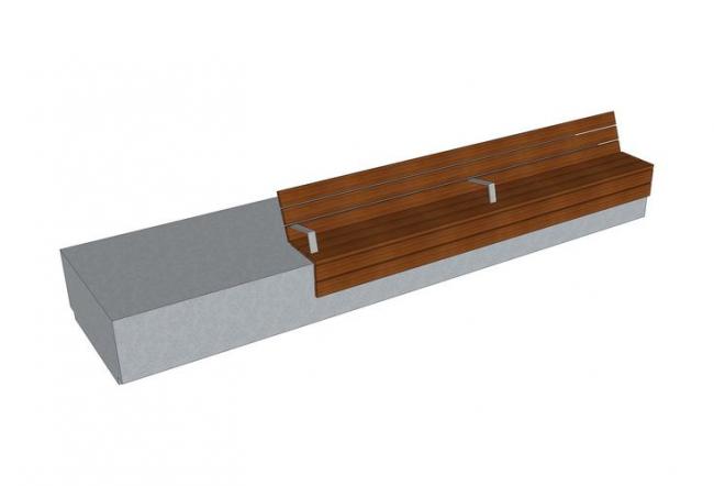 SketchUp Materials for Park Seating and Landscape Design Components