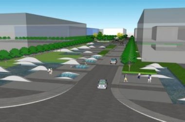 Modern Office Garden Landscape Model in SketchUp-BIM WORLD