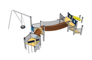 SketchUp Materials for Outdoor Children's Playgrounds and Landscape Components-BIM WORLD